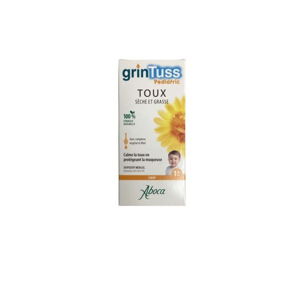 GRINTUSS PEDIATRIC TOUX SIROP 128G — Pharmacie Fellous